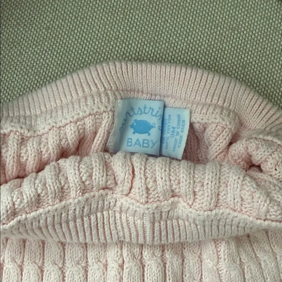 Hartstrings Baby White and Pink Knit Set - Picture 6 of 9